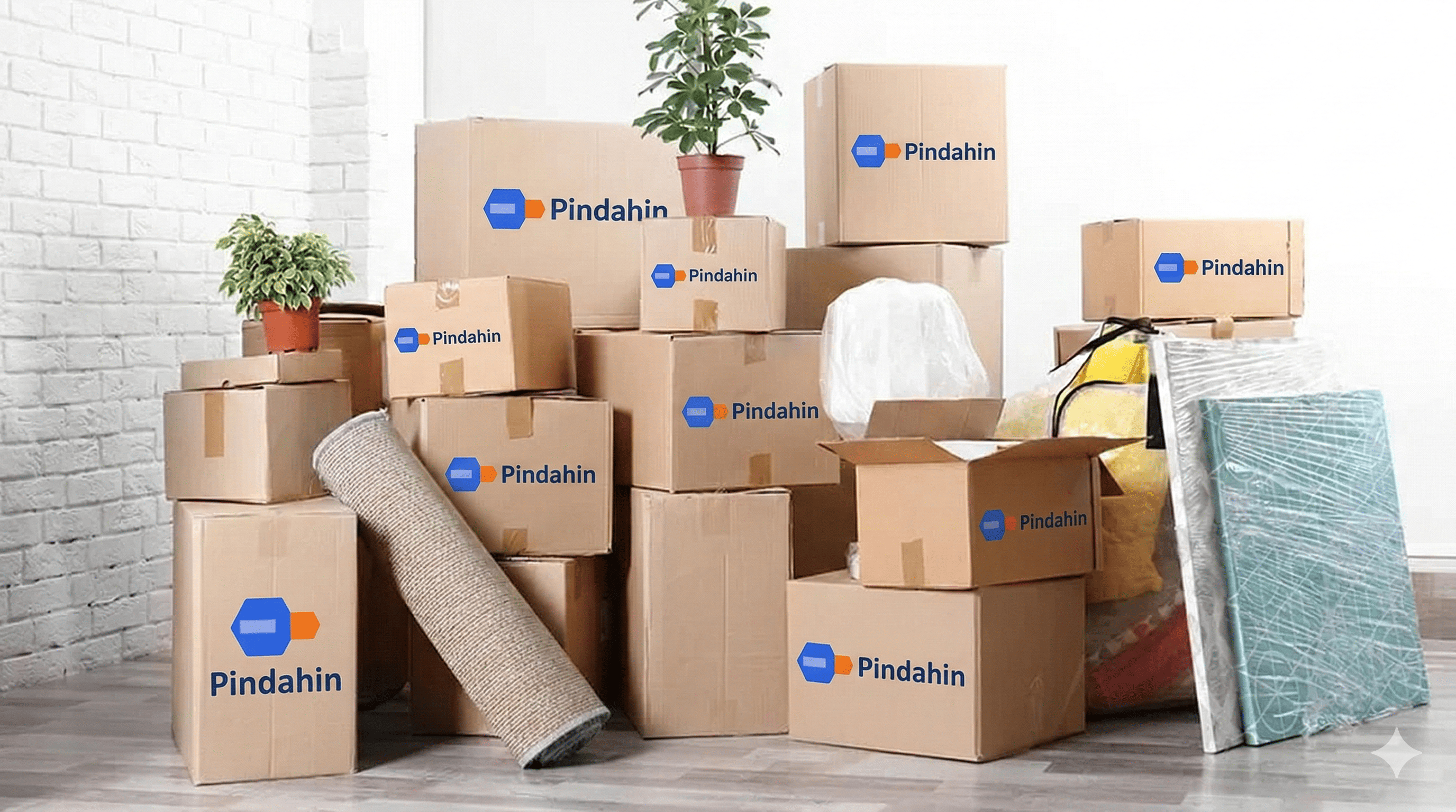 Proses packing profesional ARP Pindahin