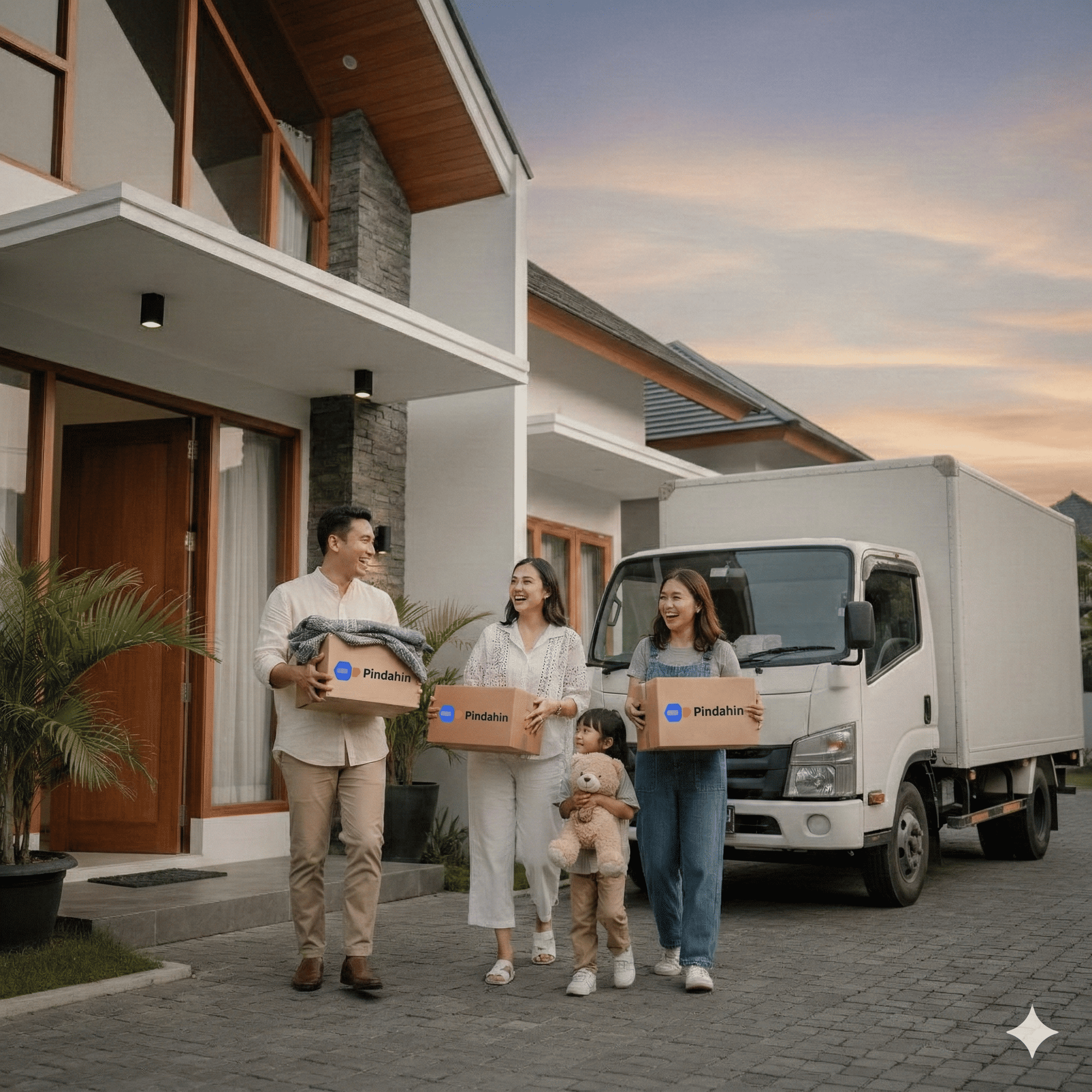 Proses packing profesional ARP Pindahin